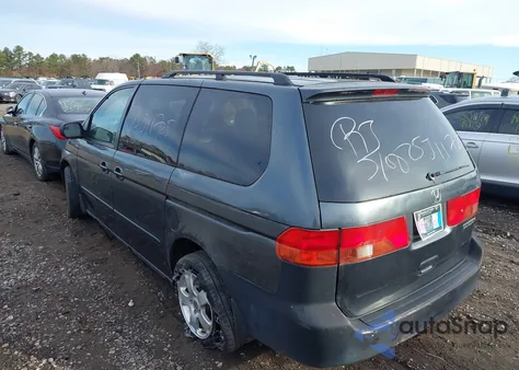 2003 Honda Odyssey Ex из США, поврежденный, VIN 5FNRL18623B157631